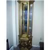 Image 1 : Curio Cabinet  Gold Slender Display #850240
