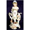 Image 1 : 19C DRESDEN SITZENDORF NOUVEAU FIGURE LADY #850300
