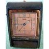 Image 1 : SWISS JAEGER TRAVELLING ALARM CLOCK LEATHER #850327