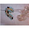 Image 1 : MARVELOUS ESTATE RHINESTONE, BLUE MILK GLASS #850344
