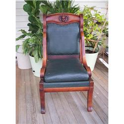 Empire? Side Chair with Carved Face #855683