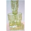 Four Green Fostoria Grape Etched Water Tumblers #855704