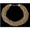 Costume Jewelry Choker Necklace, Antique Gold #855715