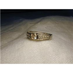 Pave 18K WG 1 CT Carat Diamond Engagement Ring #856075