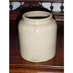  FRENCH Antique CONFIT POT,  late 1800 #856290
