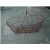 Image 1 : Old French wire eggs collector basket Cir. 1920 #856306