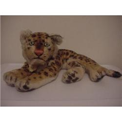 Steiff Plush Tiger Germany Paper Tag 13" #856349