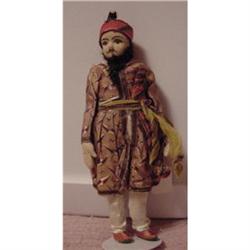 Doll Cloth India Man All  Original 1940s 11" #856373