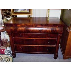 Antique Mahogany Chest #856469