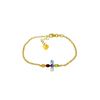 Image 1 : Genuine 1.68 ctw Multi-gemstones Bracelet 14KT Yellow Gold - REF-59T8A
