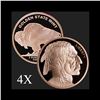 2 oz Buffalo .999 Fine Copper Bullion Round