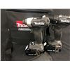 Image 3 : MAKITA CORDLESS TOOLS SET WITH DDJ483 DRILL, DTD155 IMPACT DRILL, DSS611 CIRCULAR SAW, 2X 18V