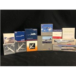 ASSORTED SCALE MODEL PLANES, 12 MODELS TOTAL