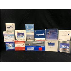 ASSORTED SCALE MODEL PLANES, 13 MODELS TOTAL