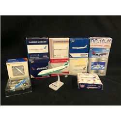 ASSORTED SCALE MODEL PLANES, 12 MODELS TOTAL