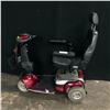 Image 1 : RED SHOPRIDER MOBILITY SCOOTER, DOES NOT POWER ON, NO CHARGER, NO KEY, NOT TESTED, POOR CONDITION