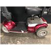 Image 2 : RED SHOPRIDER MOBILITY SCOOTER, DOES NOT POWER ON, NO CHARGER, NO KEY, NOT TESTED, POOR CONDITION