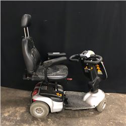 GREY SHOPRIDER MOBILITY SCOOTER, DOES NOT POWER ON, NO CHARGER, NO KEY, NOT TESTED, POOR CONDITION