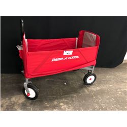 RED RADIO FLYER FOLDING CART