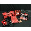 Image 1 : ASSORTED SAFETY SUPPLIES INC. FIRST AID KITS, GLOVES, PORTABLE AIR COMPRESSOR AND MORE