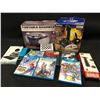 Image 1 : MIXED ITEMS INC. FLIGHT SIMULATOR JOY STICK, CD PLAYER, WIRELESS KEYBOARD, DVDS/GAMES AND MORE