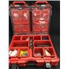 Image 1 : MILWAUKEE PACKOUT TOOL BOX WITH ASSORTED TOOLS AND PARTS