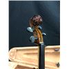 Image 4 : 1/8 SIZE VIOLIN, MISSING BRIDGE, COMES WITH BOW AND SOFT SHELL CASE, CASE MISSING ZIPPER