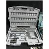 Image 2 : TOOLS INC. MAKITA HR2475 ROTARY HAMMER, SOCKET SET (MOSTLY COMPLETE), AND MAKITA 18V CORDLESS