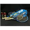 Image 1 : TENNIS GEAR INC. BABOLAT AND HEAD RACKETS, 12 BALLS (USED), AND BABOLAT TENNIS BAG