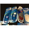 Image 2 : 13 PACKS OF VARIOUS SIZE AND BRAND GEL/CUSHIONING INSOLES