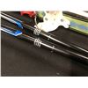 Image 2 : 5 PAIRS OF VARIOUS OLDER MODEL SKIS, VARIOUS SIZES AND CONDITIONS, 2 PAIRS OF POLES AND SKI TOTE