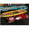Image 3 : BURTON 162 CM SNOWBOARD, DIAMONDTEK LONGBOARD DECK, ELEMENT SKATEBOARD DECK (NO GRIP TAPE), AND