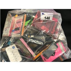 LARGE ASSORTMENT OF CELL PHONE CASES, MOSTLY OLDER MODELS