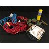 Image 1 : ASSORTED EXTENSION CORDS AND GAS LINES