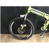 Image 2 : GREEN EUROBIKE G4 21 SPEED FULL SUSPENSION FOLDING MOUNTAIN BIKE WITH FRONT AND REAR DISC BRAKES,