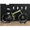 Image 8 : GREEN EUROBIKE G4 21 SPEED FULL SUSPENSION FOLDING MOUNTAIN BIKE WITH FRONT AND REAR DISC BRAKES,