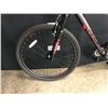 Image 2 : BLACK AND RED DIADORA NOVARA 21 SPEED FRONT SUSPENSION MOUNTAIN BIKE, LARGE FRAME SIZE, STANDOVER