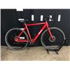 Image 7 : RED REVON SINGLE SPEED ELECTRIC ASSIST HYBRID ROAD BIKE WITH FRONT AND REAR DISC BRAKES,