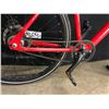 Image 9 : RED REVON SINGLE SPEED ELECTRIC ASSIST HYBRID ROAD BIKE WITH FRONT AND REAR DISC BRAKES,