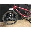 Image 2 : RED HUFFY GRANITE 18 SPEED YOUTH SIZE MOUNTAIN BIKE, GENERALLY WORKING BUT NEEDS MAINTENANCE,