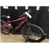 Image 8 : RED HUFFY GRANITE 18 SPEED YOUTH SIZE MOUNTAIN BIKE, GENERALLY WORKING BUT NEEDS MAINTENANCE,