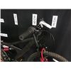 Image 10 : BLACK AND RED SUPERCYCLE 18 SPEED FULL SUSPENSION MOUNTAIN BIKE, STANDOVER HEIGHT: 76 CM