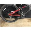 Image 8 : BLACK AND RED SUPERCYCLE 18 SPEED FULL SUSPENSION MOUNTAIN BIKE, STANDOVER HEIGHT: 76 CM