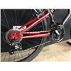 Image 9 : BLACK AND RED SUPERCYCLE 18 SPEED FULL SUSPENSION MOUNTAIN BIKE, STANDOVER HEIGHT: 76 CM