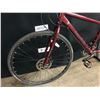 Image 2 : RED NORCO INDIE 27 SPEED HYBRID TRAIL BIKE WITH FRONT AND REAR HYDRAULIC DISC BRAKES, 16" FRAME