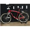 Image 1 : RED KENT DELRIO 7 SPEED CRUISER BIKE, DERAILLEUR BENT/DAMAGED, STANDOVER HEIGHT: 80 CM