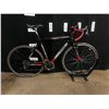 Image 8 : BLACK REDLINE CONQUEST PRO 18 SPEED ROAD BIKE WITH CLIP PEDALS AND SECONDARY BRAKE LEVERS, FRONT