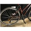 Image 8 : BROWN ASAMA FASTLANE 21 SPEED FRONT SUSPENSION HYBRID TRAIL BIKE, 16" FRAME SIZE, STANDOVER HEIGHT: