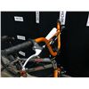 Image 10 : CHROME AND ORANGE AVIGO FREESTYLE NIGHT HAWK BMX BIKE WITH FRONT AND REAR BRAKES, PEGS AND GYRO