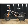 Image 1 : CHROME AND ORANGE AVIGO FREESTYLE NIGHT HAWK BMX BIKE WITH FRONT AND REAR BRAKES, PEGS AND GYRO